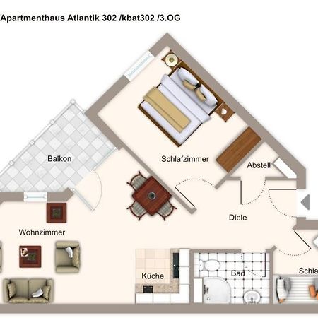 Apartmenthaus Atlantik Apartmenthaus Atlantik 302 Ostseebad Kühlungsborn 외부 사진