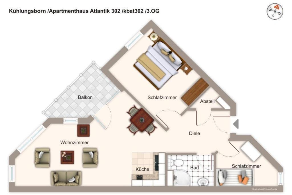 Apartmenthaus Atlantik Apartmenthaus Atlantik 302 Ostseebad Kühlungsborn 외부 사진
